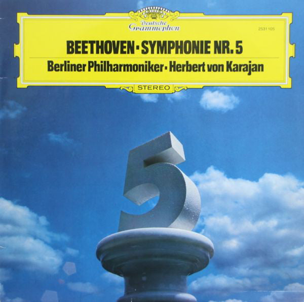 Ludwig van Beethoven - Berliner Philharmoniker, Herbert von Karajan : Symphonie Nr. 5 C-Moll Op. 67 (LP, Album)