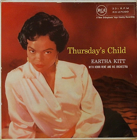 Eartha Kitt With Henri René And His Orchestra : Thursday's Child (LP, Album, Mono, RE)