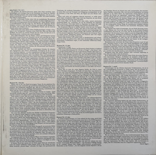 John Field (2), John O'Conor, The New Irish Chamber Orchestra, János Fürst : The Complete Piano Concertos - 1, Nos 1, 5, 6, 7 (2xLP)