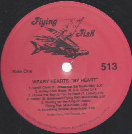 Weary Hearts : By Heart (LP, Album)