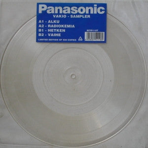 Pan Sonic : Vakio - Sampler (10", Ltd, Smplr, Cle)