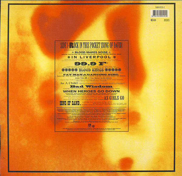 Suzanne Vega : 99.9F° (LP, Album)