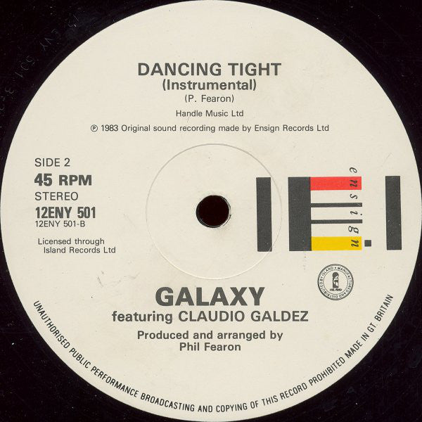 Galaxy (4) : Dancing Tight (12", Single)