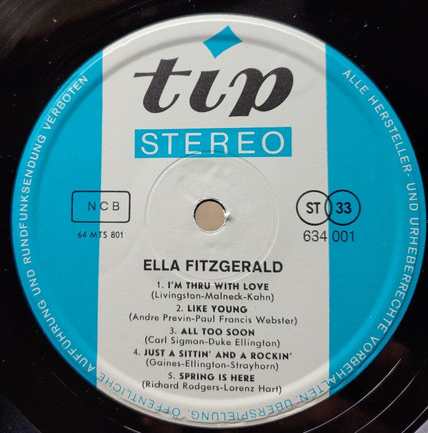 Ella Fitzgerald : Ella Fitzgerald (LP, Comp)