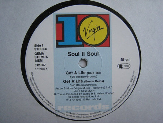 Soul II Soul : Get A Life (12")