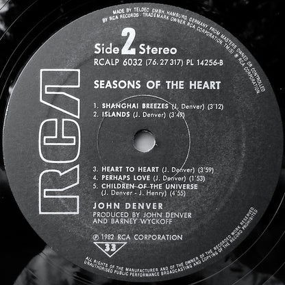 John Denver : Seasons Of The Heart (LP, Album)