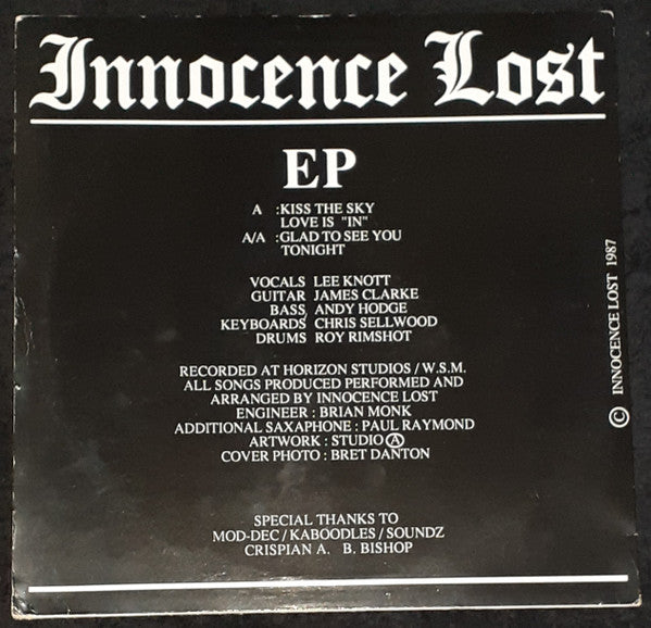 Innocence Lost : Love Is "In" (12")