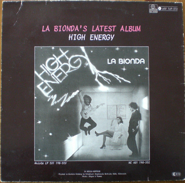 La Bionda : I Got Your Number / Listen To My Heart (12", Single)