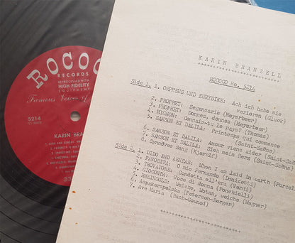 Karin Branzell : Karin Branzell (LP, Comp)