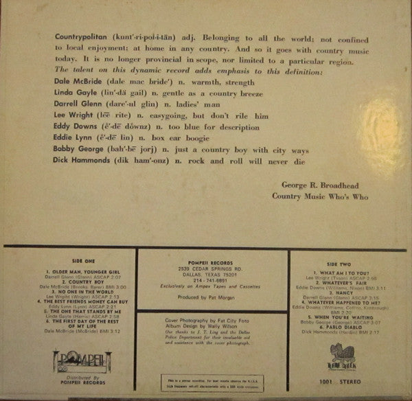 Various : Countrypolitan (LP, Comp)