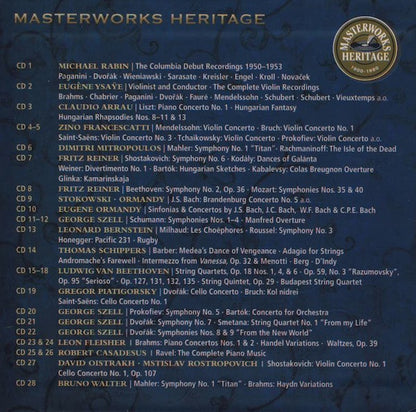 Various : Masterworks Heritage (28xCD + Box, Comp)