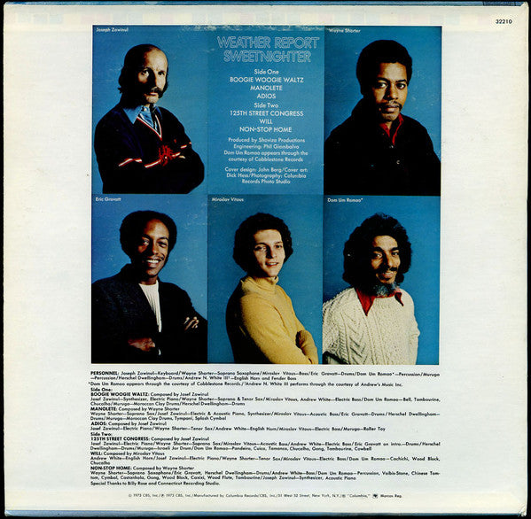 Weather Report : Sweetnighter (LP, Album)