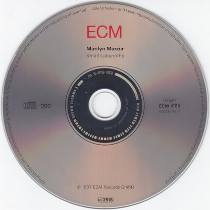 Marilyn Mazur's Future Song : Small Labyrinths (CD, Album)