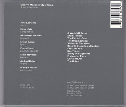 Marilyn Mazur's Future Song : Small Labyrinths (CD, Album)