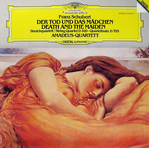 Amadeus-Quartett Performs Franz Schubert : String Quartet No. 14 In D Minor, D810 'Death And The Maiden' (LP)