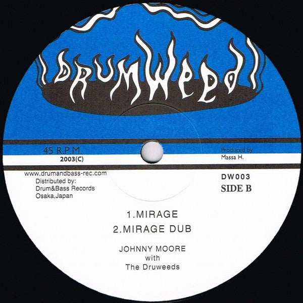 Johnny Moore With Ruv Bytes : Mirage (12", Maxi)