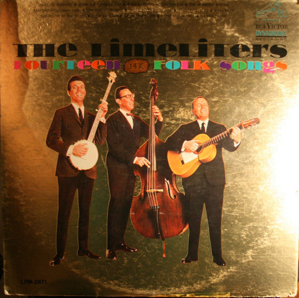 The Limeliters : Fourteen 14K Folksongs (LP, Album, Mono, Ind)