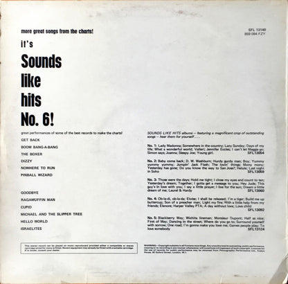 Unknown Artist : Sounds Like Hits No. 6 (LP)