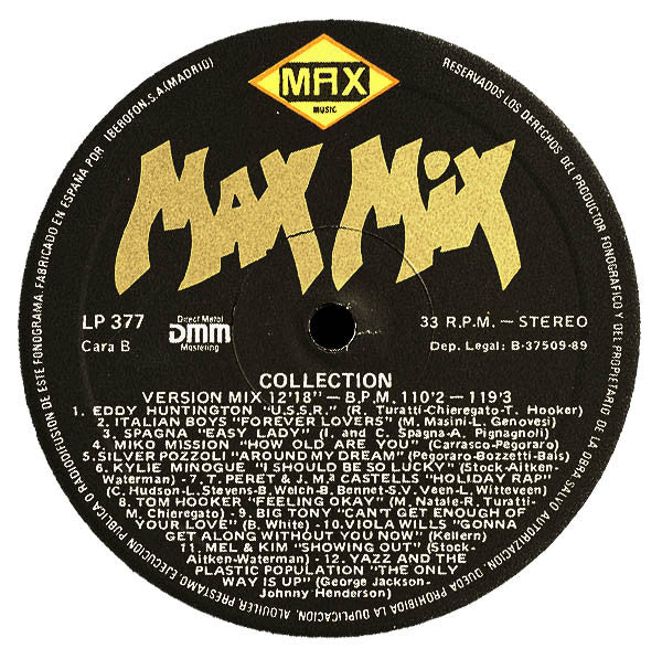 Various : Max Mix Collection (LP, Comp, Mixed)