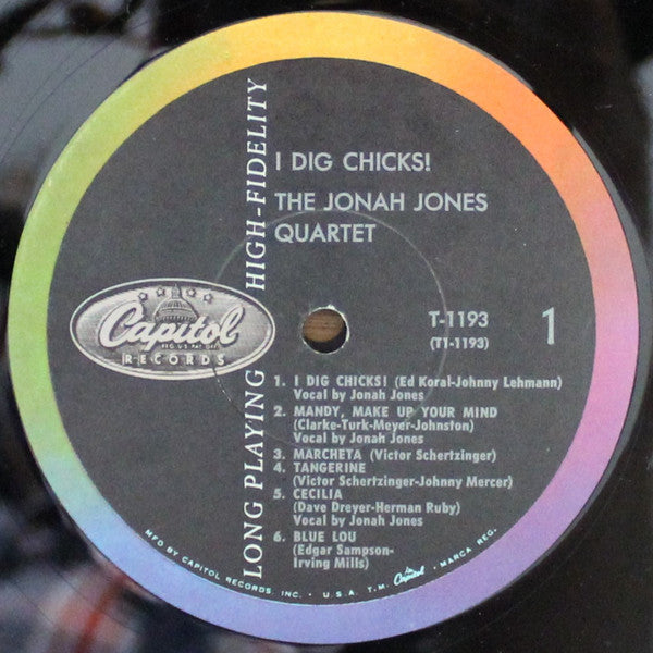 The Jonah Jones Quartet : I Dig Chicks! (LP, Album, Mono)