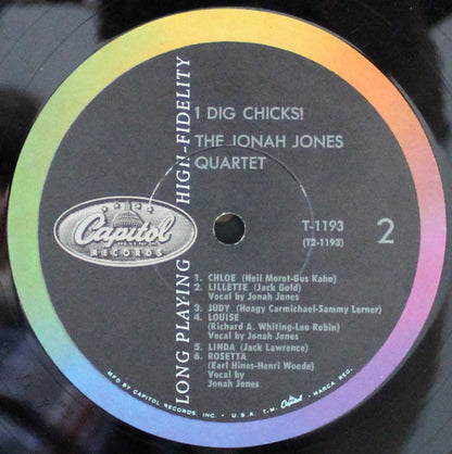 The Jonah Jones Quartet : I Dig Chicks! (LP, Album, Mono)