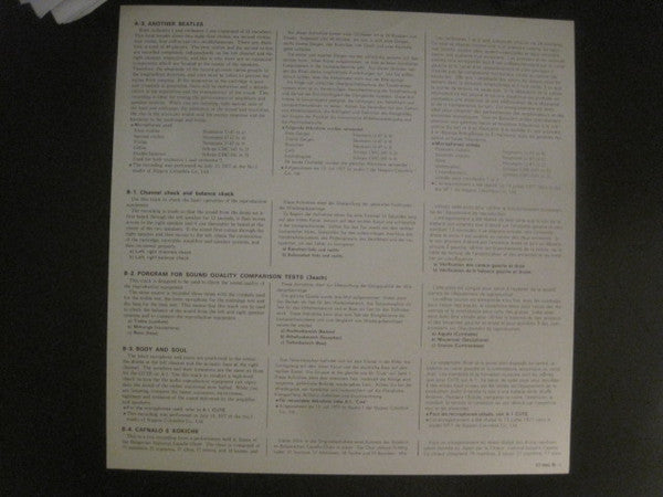 Various : Denon / PCM Recording - 45 R.P.M.  - Demonstration Record (12")