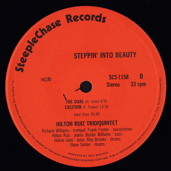 Hilton Ruiz Trio / Hilton Ruiz Quintet : Steppin' Into Beauty (LP, Album)