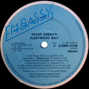 Fleetwood Mac : Peter Green's Fleetwood Mac (LP, Album, RE)