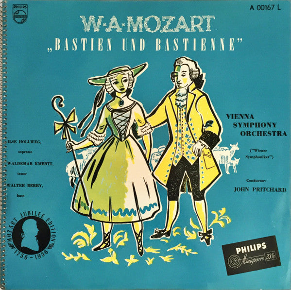 Wolfgang Amadeus Mozart, Wiener Symphoniker, John Pritchard : Bastien Und Bastienne KV 50 (LP, Min)