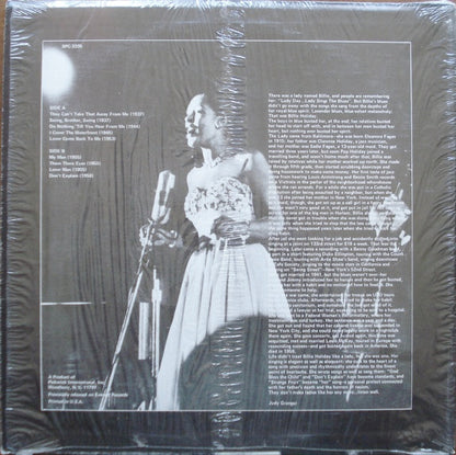 Billie Holiday : Billie Holiday Sings The Blues (LP, Comp, RE)