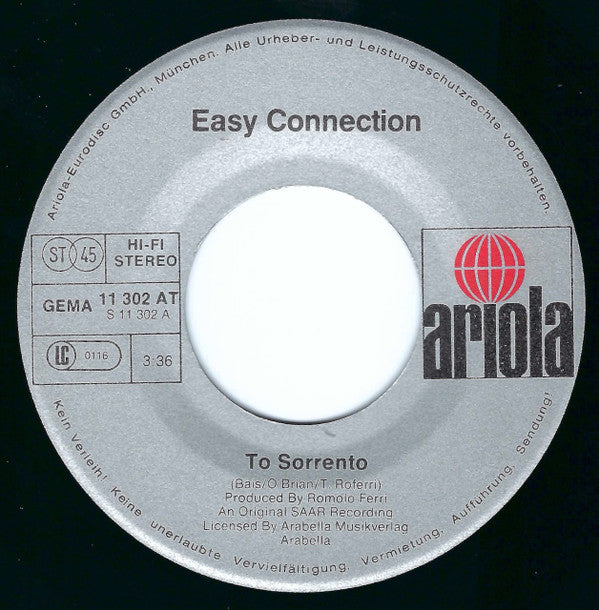 Easy Connection : To Sorrento / Addis Abeba (7", Single)