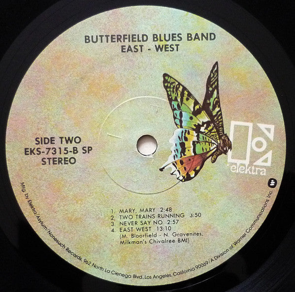 The Paul Butterfield Blues Band : East-West (LP, Album, RE)