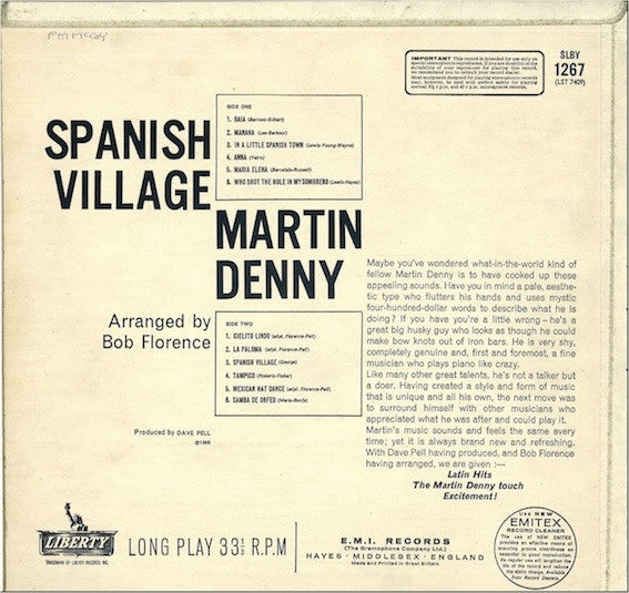 Martin Denny : Spanish Village (LP, Album)