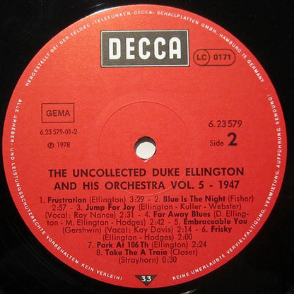 Duke Ellington And His Orchestra : The Uncollected Duke Ellington And His Orchestra Volume 5 - 1947 (LP, Album)