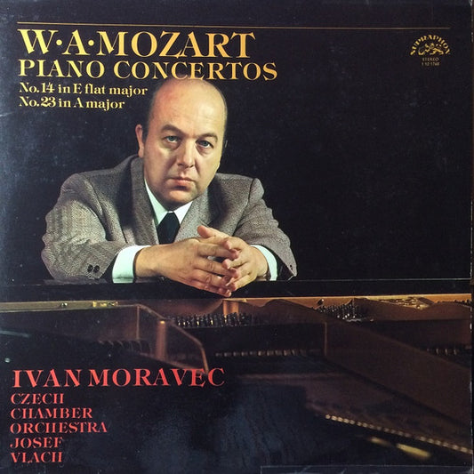 Wolfgang Amadeus Mozart, Ivan Moravec, Czech Chamber Orchestra, Josef Vlach : Piano Concertos (No. 14 In E Flat Major / No. 23 In A Major) (LP)