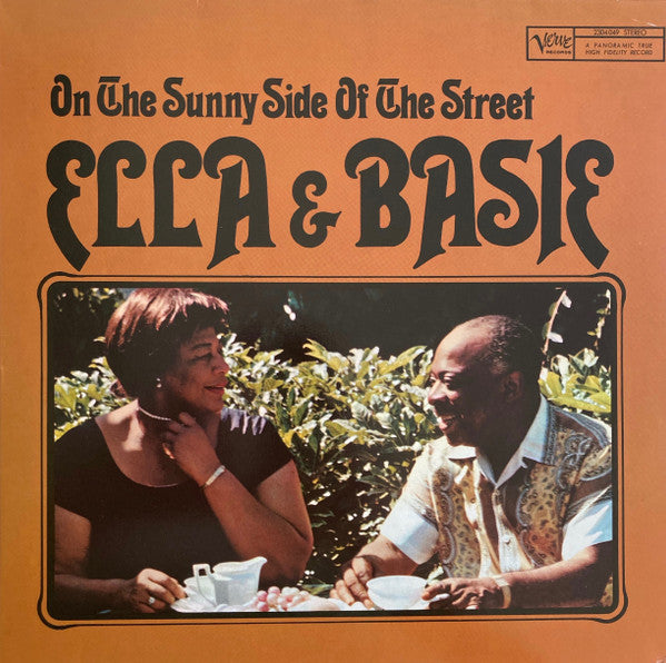 Ella Fitzgerald & Count Basie : On The Sunny Side Of The Street (LP, Album, RE)