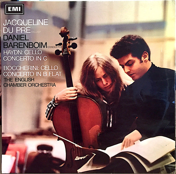 Jacqueline Du Pré - Daniel Barenboim - Joseph Haydn - Luigi Boccherini - English Chamber Orchestra : Haydn: Cello Concerto In C / Boccherini: Cello Concerto In B Flat (LP, Album, ER1)