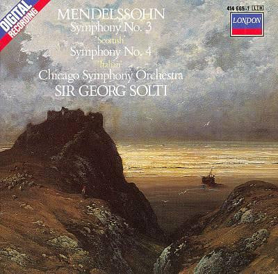 Felix Mendelssohn-Bartholdy, Chicago Symphony Orchestra, Georg Solti : Symphony No. 3 'Scottish' / Symphony No. 4 'Italian' (LP, Album)