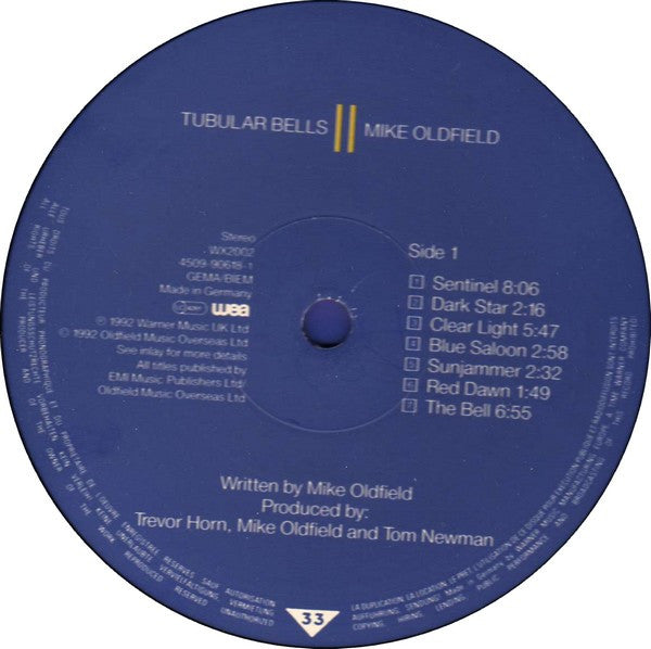 Mike Oldfield : Tubular Bells II (LP, Album)