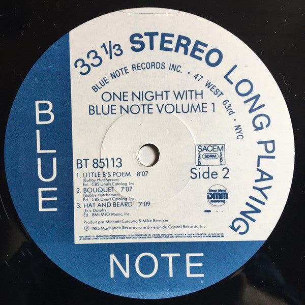 Various : One Night With Blue Note Volume 1 (LP, Album)