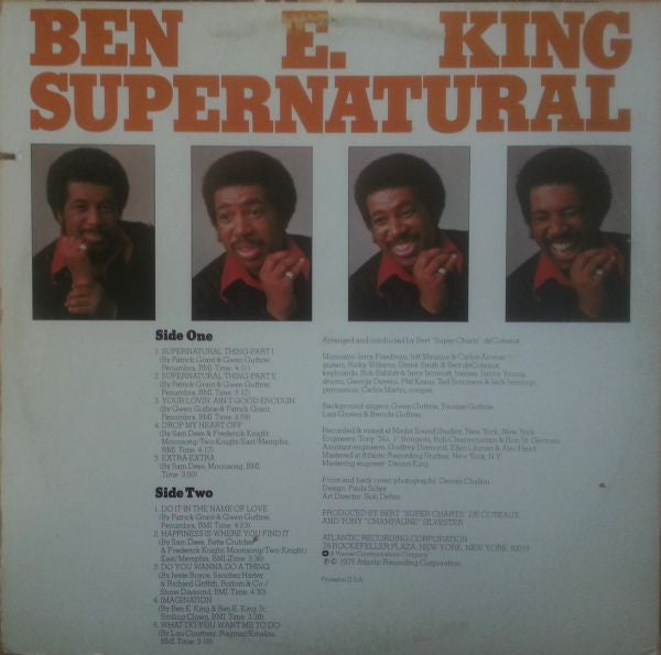 Ben E. King : Supernatural (LP, Album, Pre)