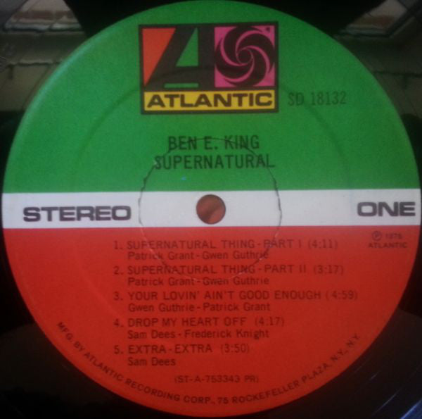 Ben E. King : Supernatural (LP, Album, Pre)