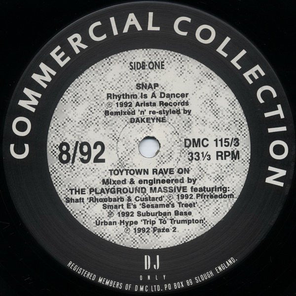 Various : Commercial Collection 8/92 (12")