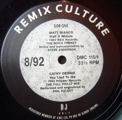 Various : Remix Culture 8/92 (12")