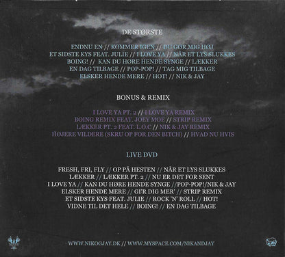 Nik & Jay : De Største (2xCD, Comp + DVD)
