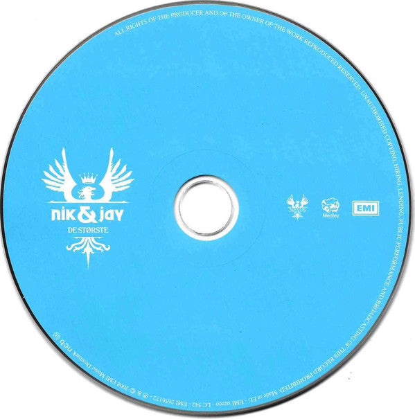 Nik & Jay : De Største (2xCD, Comp + DVD)