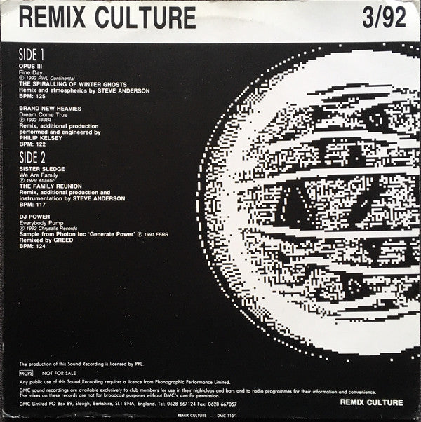 Various : Remix Culture 3/92 (12")