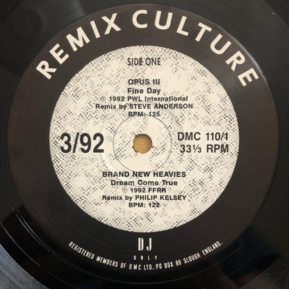 Various : Remix Culture 3/92 (12")