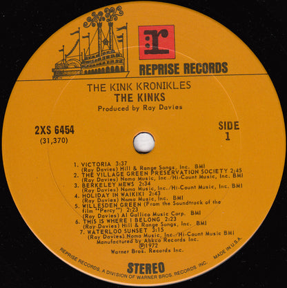 The Kinks : The Kink Kronikles (2xLP, Comp, San)