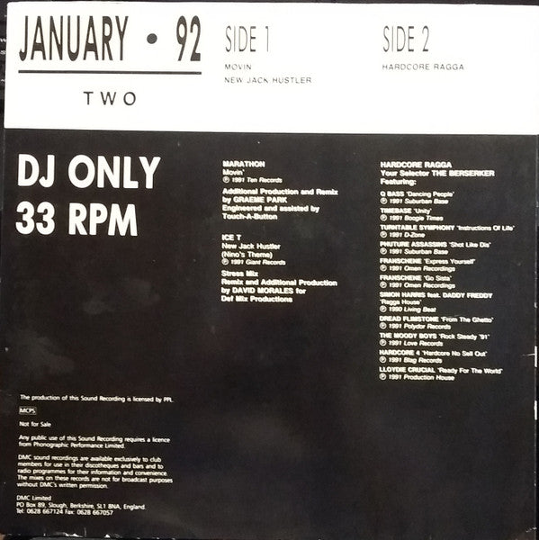 Various : January 92 - Two (12")